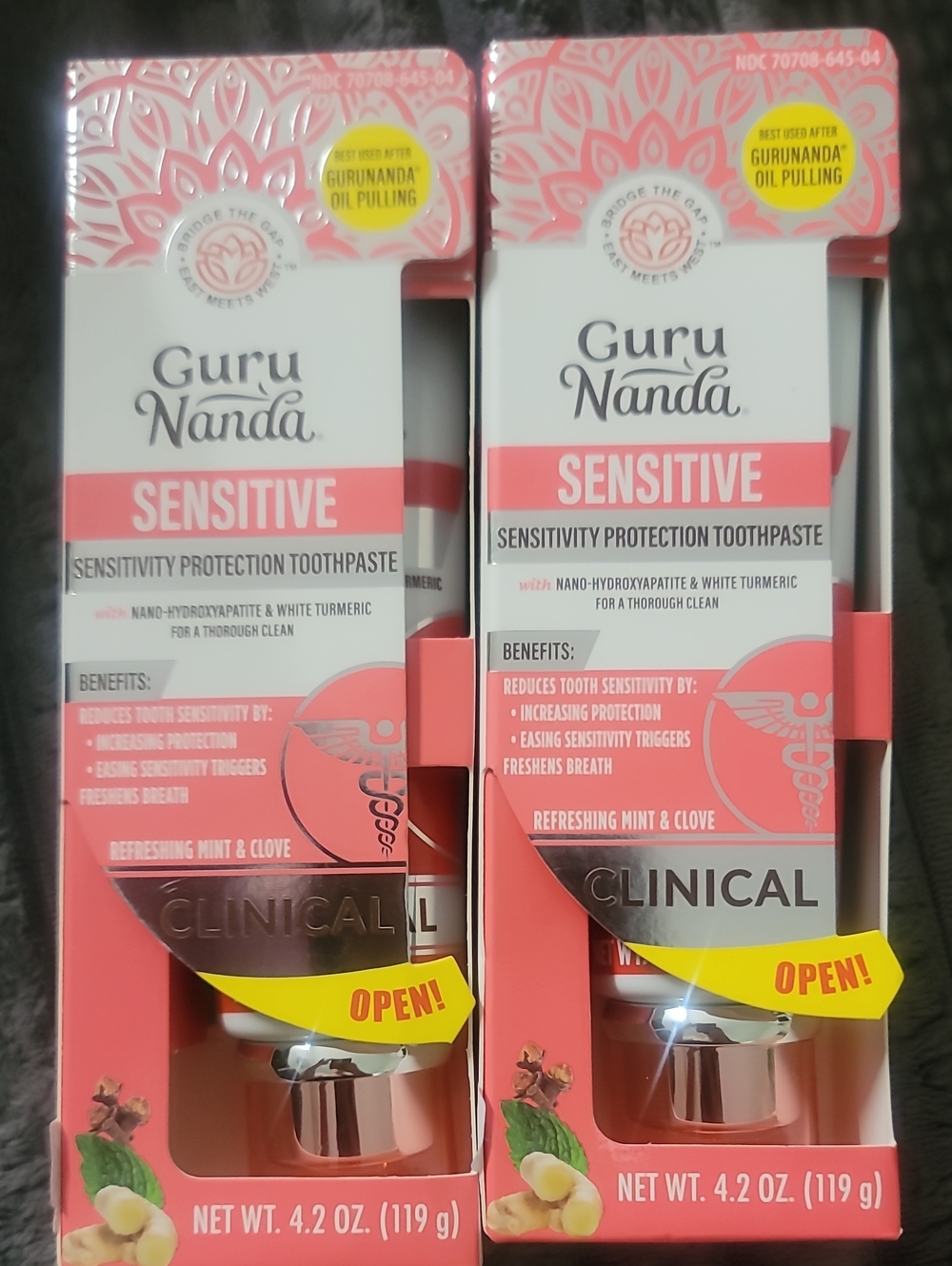 Guru Nanda Sensitive Toothpaste - Set of 2